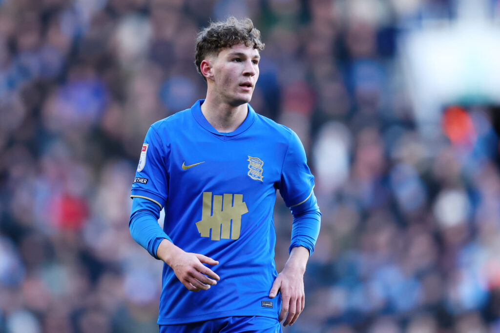 Lewis Koumas of Birmingham City looks on during the Sky Bet Championship match between Birmingham City and Coventry Cit