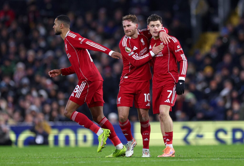 Florian Wirtz and Alexis Mac Allister for Liverpool