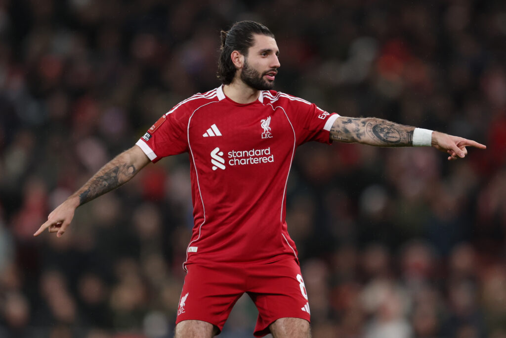 Dominik Szoboszlai during Liverpool v Barnsley - Emirates FA Cup Third Round