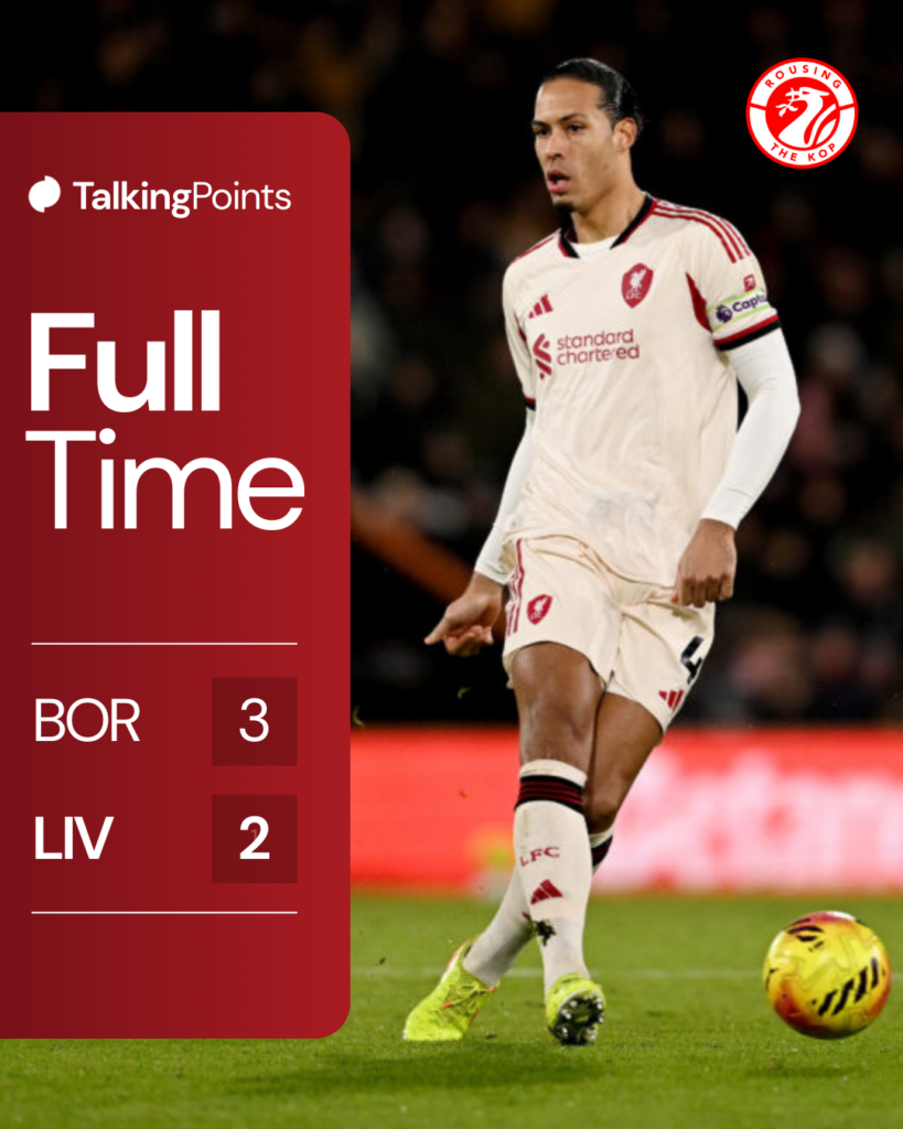 Virgil van Dijk passes the ball during Liverpool's Premier League match against Bournemouth at the Vitality Stadium (Credit: Getty Images/Liverpool FC).