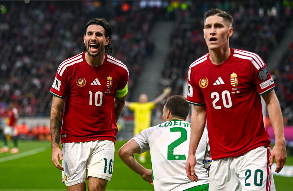 Dominik Szoboszlai and Rolland Sallai for Hungary