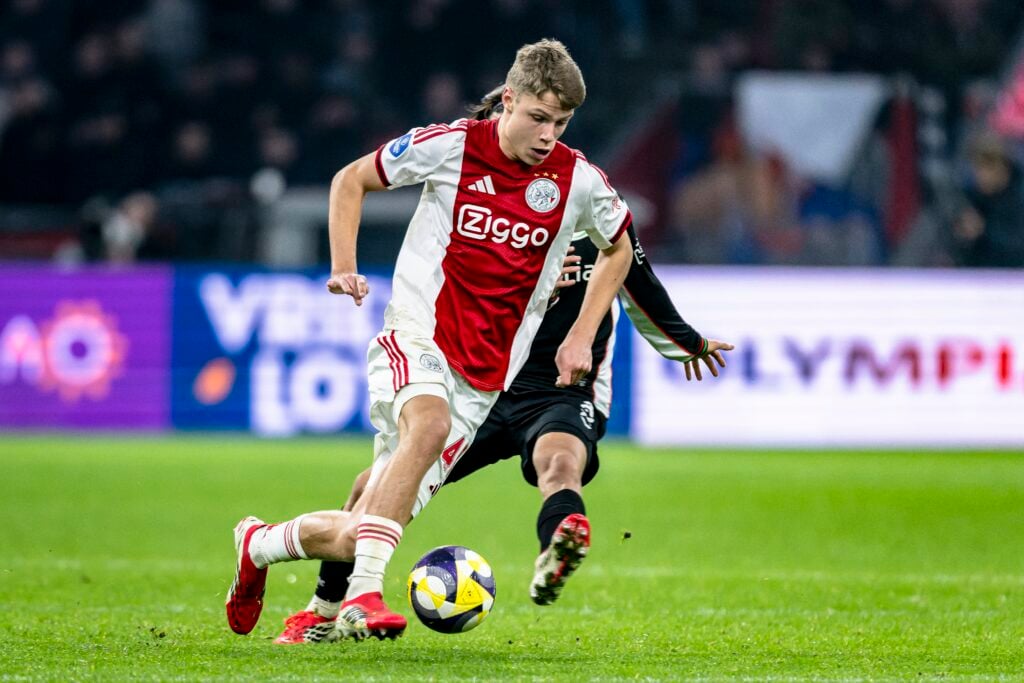 Sean Steur playing for Ajax