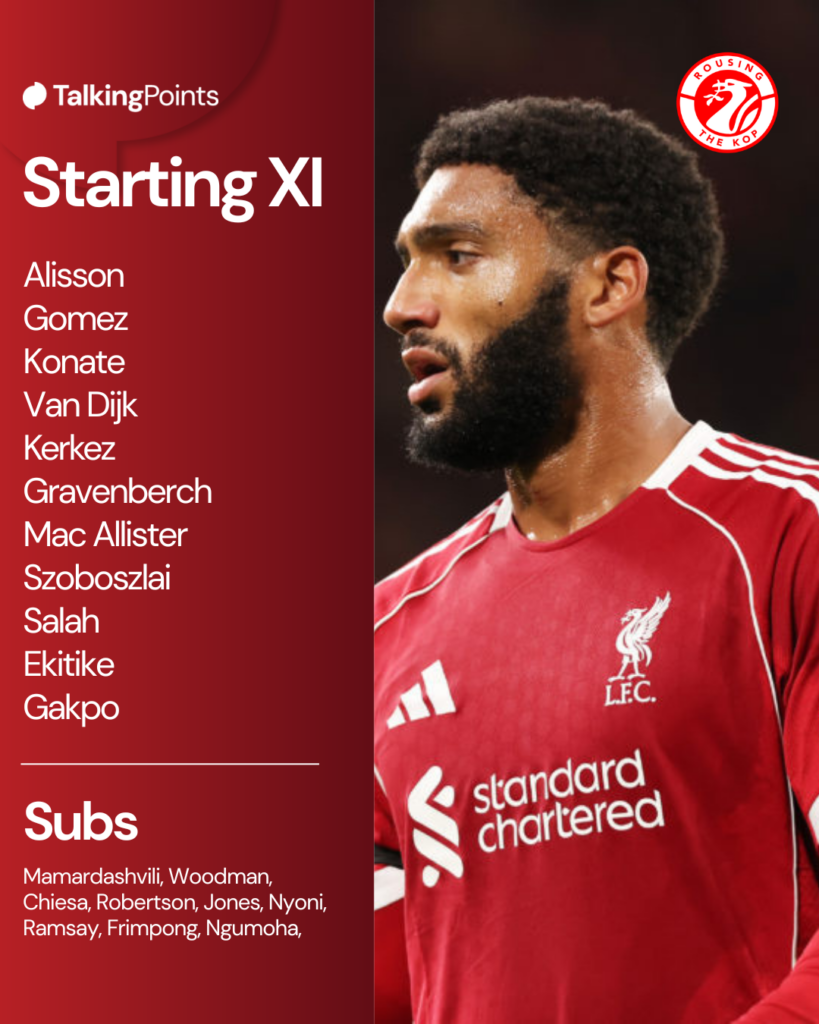 Joe Gomez pictured in action during Liverpool's Carabao Cup third round match against Southampton at Anfield (Credit: Getty Images/Liverpool FC).
