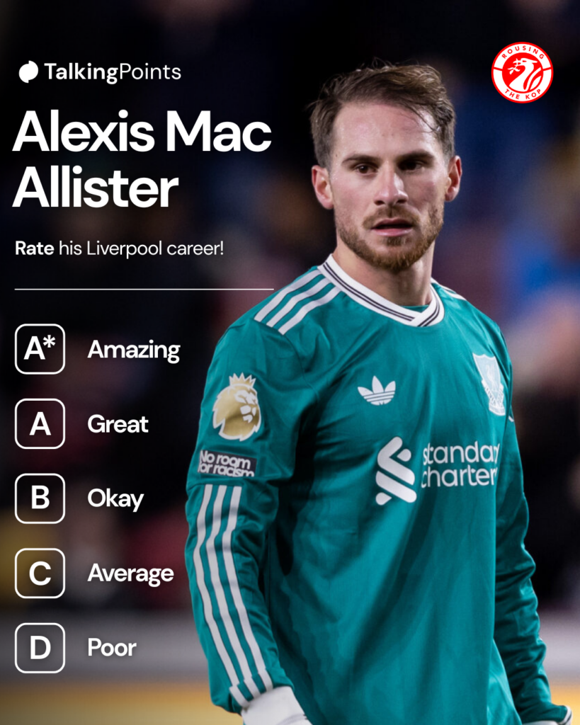 Alexis Mac Allister during Brentford v Liverpool - Premier League