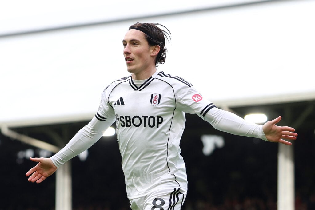 Harry Wilson playing for Fulham