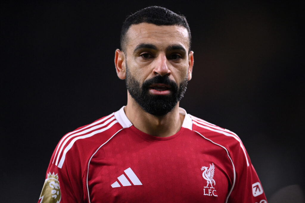 Mohamed Salah during Wolves vs Liverpool