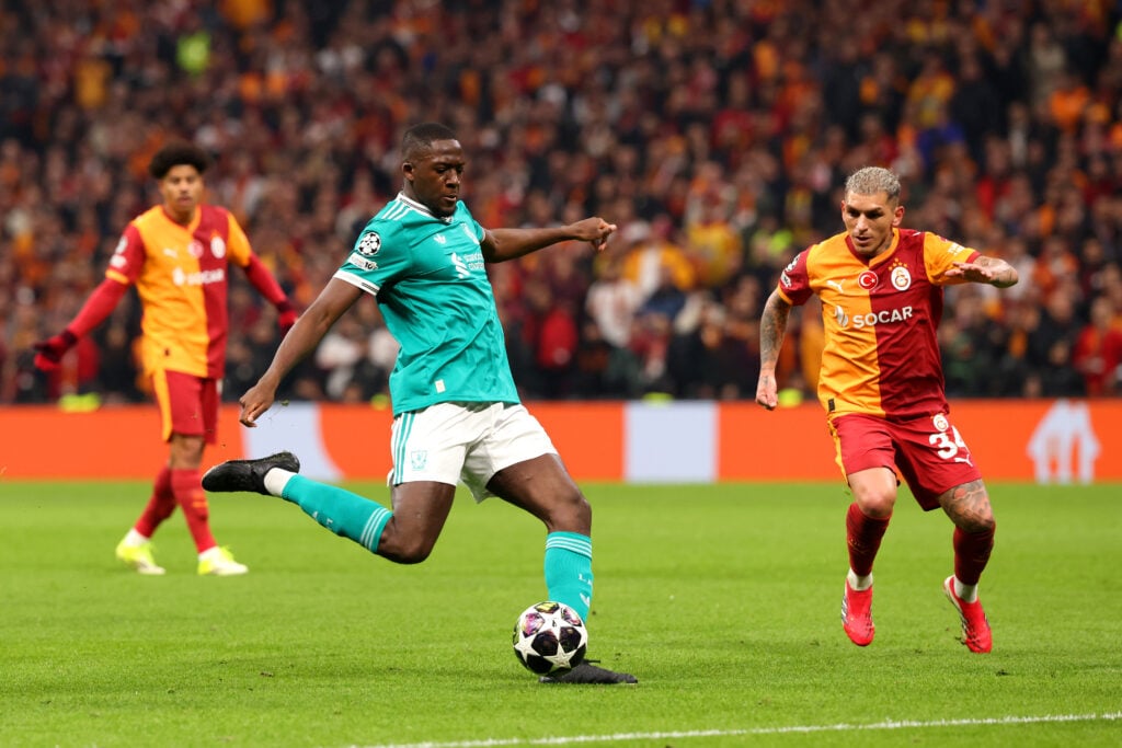 Ibrahima Konate during Galatasaray AS v Liverpool FC - UEFA Champions League 2025/26 Round of 16 First Leg