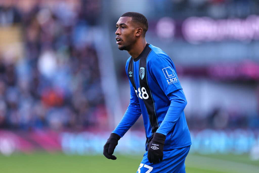 Rayan playing for Bournemouth in the Premier League
