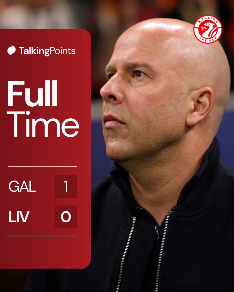 Full tie Liverpool 0-1 Galatasaray