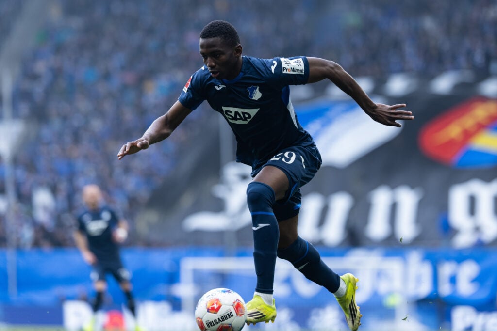 Bazoumana Toure playing for Hoffenheim