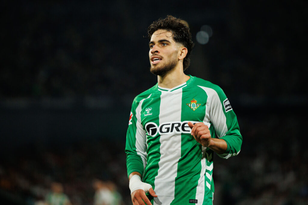 Abdessamad Ezzalzouli of Real Betis Balompie seen during