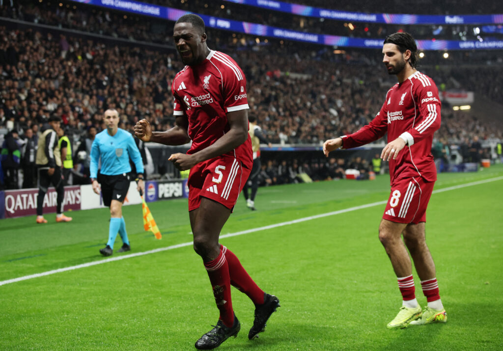 Eintracht Frankfurt v Liverpool FC - UEFA Champions League 2025/26 League Phase MD3