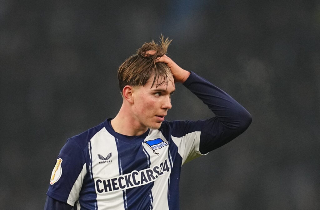 Kennet Eichhorn playing for Hertha BSC