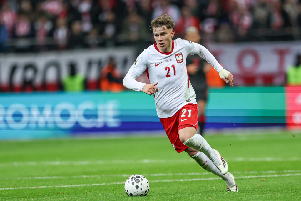 Oskar Pietuszewski of Poland seen in action during the