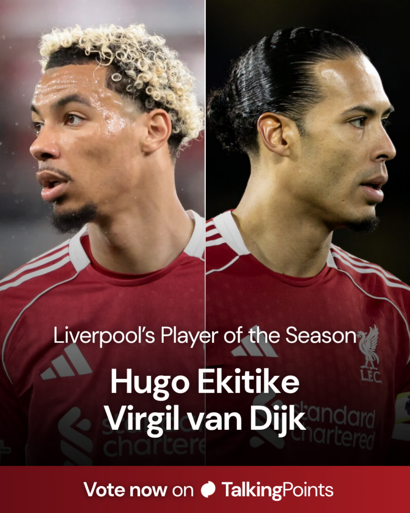 Virgil van Dijk and Hugo Ekitike