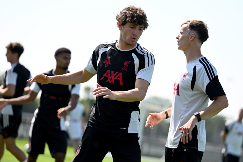 Liverpool U21 Training Session